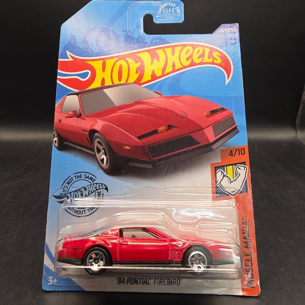 Hot Wheels 84 Pontiac Firebird Red 2018 Muscle Mania